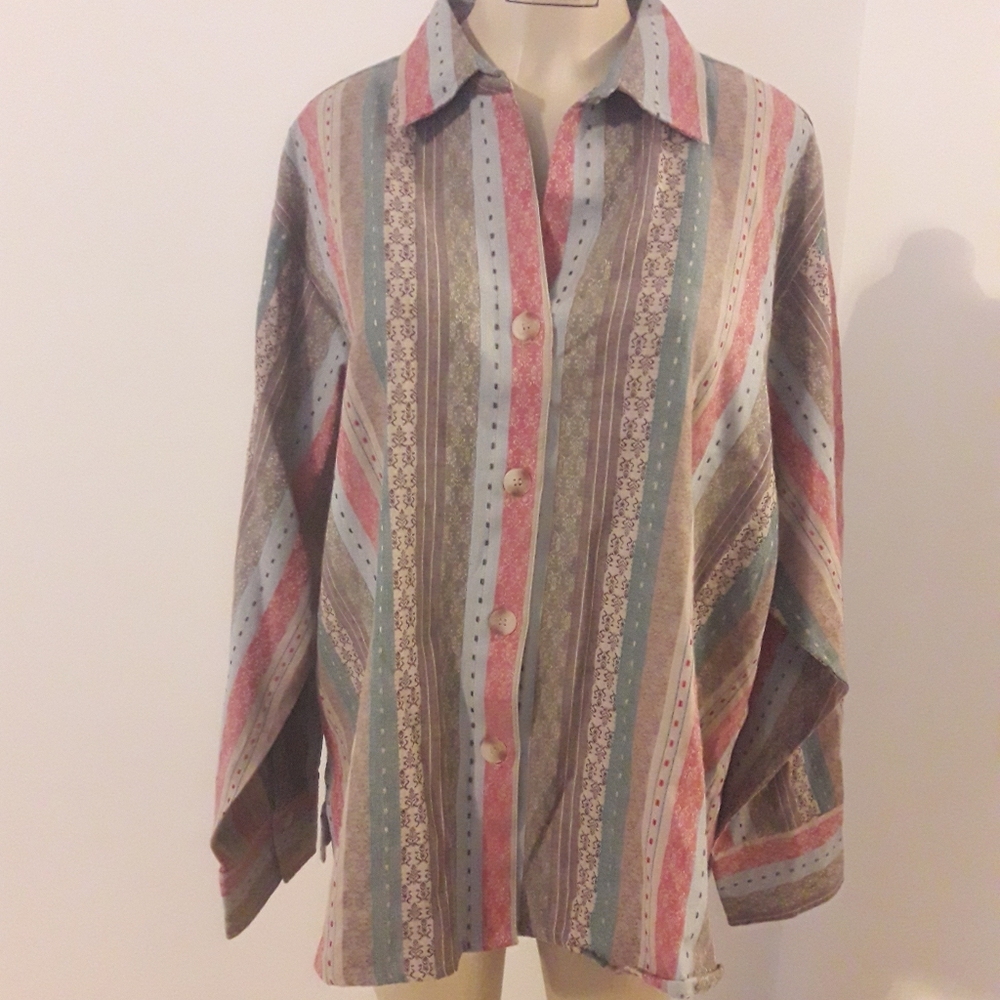 Dressbarn Button Down Blouse Size 2X NWT